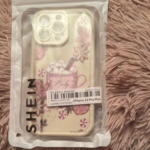 iPhone 15 Pro Max Case NEW IN PACKAGE! SHEIN. So cute “baby it’s cold outside”!!